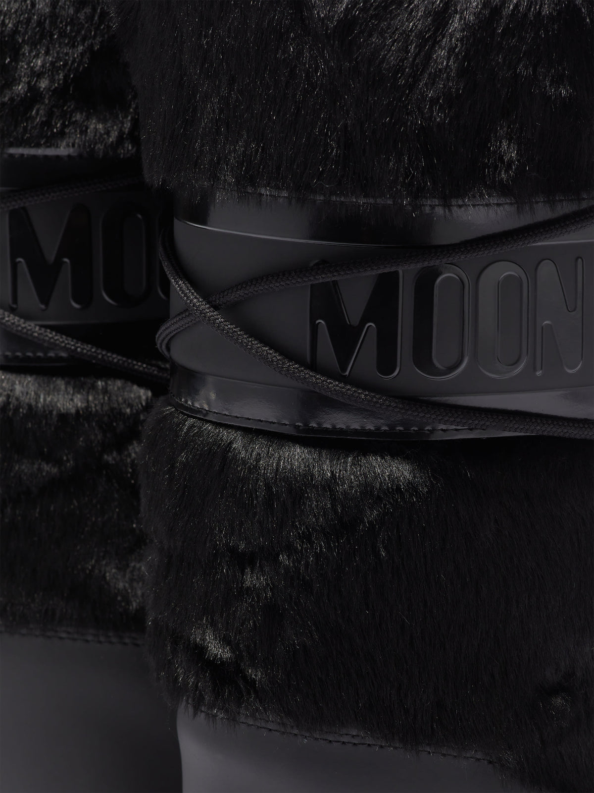 Icon Black Faux-Fur Boots